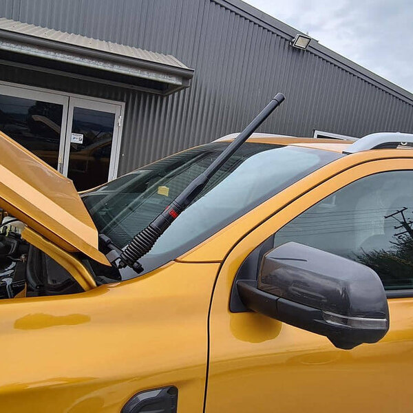 GMF 4x4 Bonnet Mount Antenna Bracket - Suit Next Gen/RA Ranger, Raptor & Everest - Passenger Side