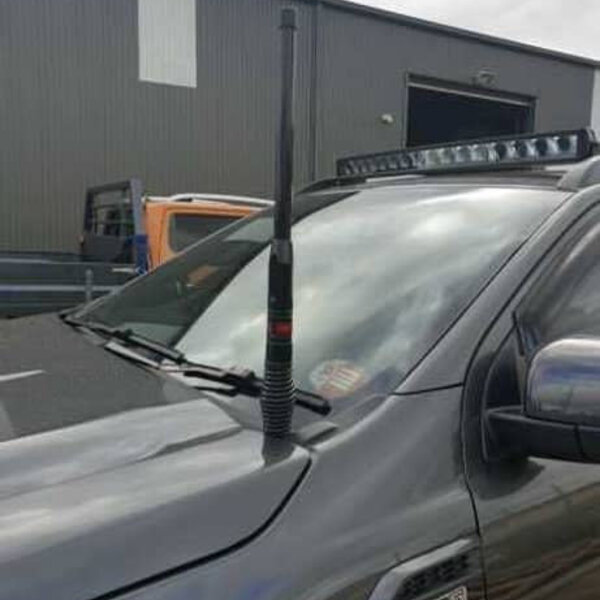 GMF 4x4 Bonnet Mount Antenna Bracket - Suit PX Ranger - Passenger Side