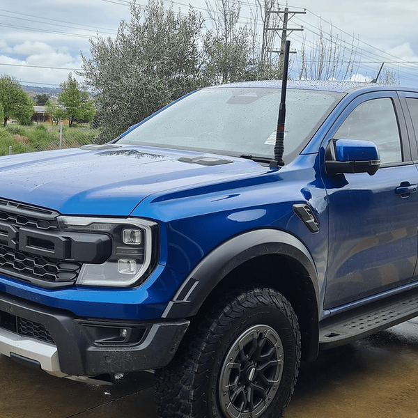 GMF 4x4 Bonnet Mount Antenna Bracket - Suit Next Gen/RA Ranger, Raptor & Everest - Driver Side