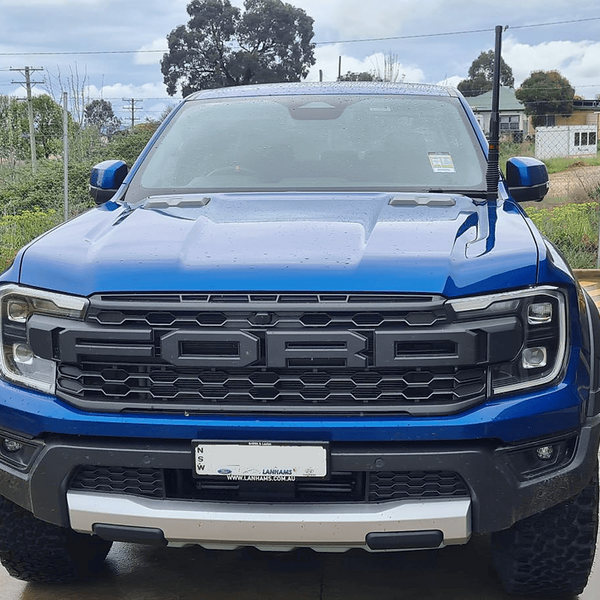 GMF 4x4 Bonnet Mount Antenna Bracket - Suit Next Gen/RA Ranger, Raptor & Everest - Driver Side