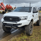 GMF 4x4 Bonnet Mount Antenna Bracket - Suit PX Ranger - Drivers Side