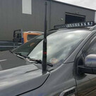 GMF 4x4 Bonnet Mount Antenna Bracket - Suit PX Ranger - Drivers Side