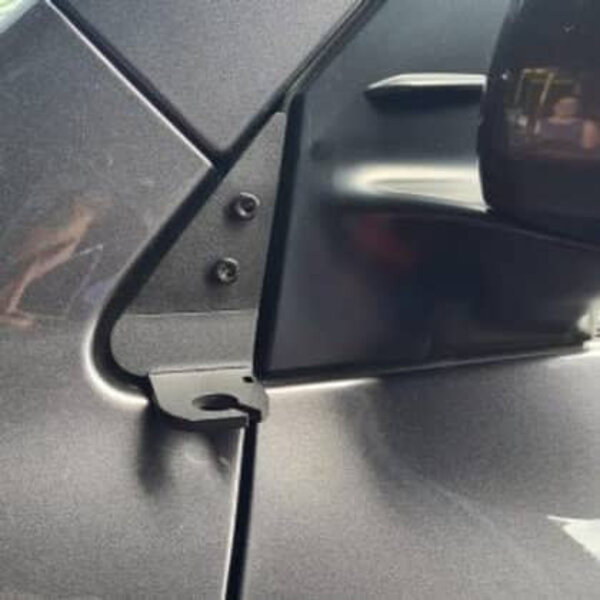 GMF Mirror Mounted Antenna Bracket - Suit 200 Series LandCruiser 2016+ - Passenger Side