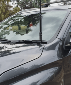 Bonnet Mount Antenna Bracket - Suit Mitsubishi QF Pajero Sport 2020+ - Passenger side