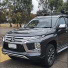 GMF 4x4 Bonnet Mount Antenna Bracket - Suit Mitsubishi QF Pajero Sport 2020+ - Passenger side