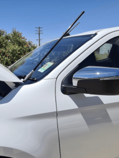 GMF 4x4 Bonnet Mount Antenna Bracket - Suit Isuzu D-Max 2021+ / MU-X 2022+ - Passenger Side