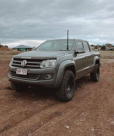 Bonnet Mount Antenna Mount Bracket - Suit VW Amarok - Pass Side