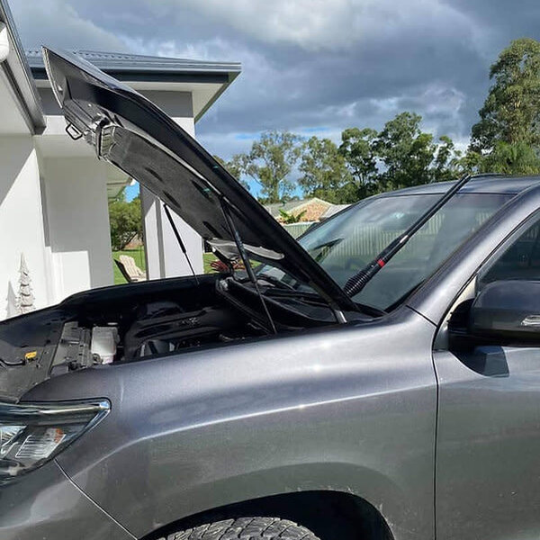 GMF 4x4 Bonnet Mount Antenna Bracket - Suit Toyota Prado 150 2019+ Passenger Side