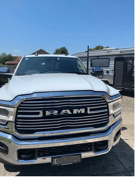 GMF 4x4 Bonnet Mount Antenna Bracket - Suit Dodge Ram 2500 2019+ Passenger Side