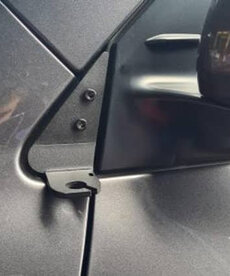Mirror Mount Antenna Bracket - Suit - LandCruiser 200 Series 2015+ - Passenger Side
