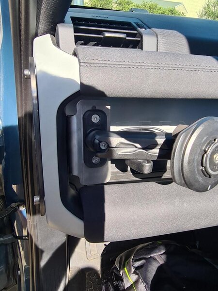 GMF 4x4 Land Rover Defender Phone/UHF Mic Holder Bracket