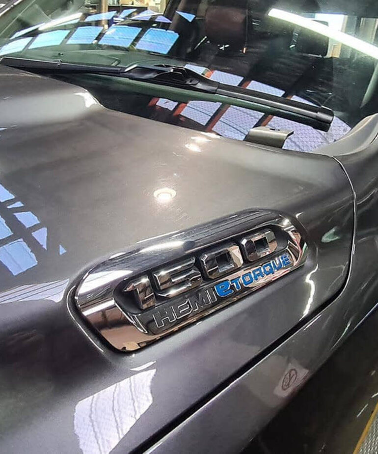 GMF 4x4 GMF 4x4 Bonnet Mount Antenna Bracket - Suit Dodge Ram 1500 DT 2019+ (PSIDE) - With Factory Wiper Arm