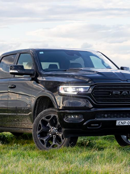 GMF 4x4 Bonnet Mount Antenna Bracket - Suit Dodge Ram 1500 DT 2019+ (PSIDE) - With Factory Wiper Arm