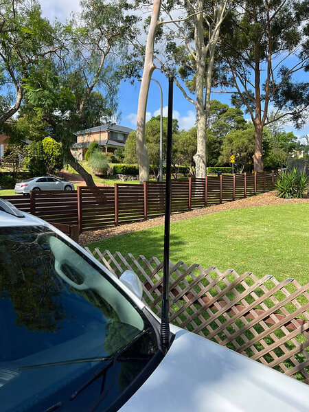 GMF 4x4 Bonnet Mount Antenna Bracket - Suit LDV T60/T60 Max 2017-Current - Passenger Side