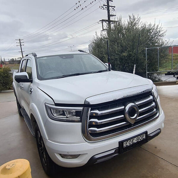 GMF 4x4 Bonnet Mount Antenna Bracket - Suit GWM Cannon 2021-Current - Passenger Side