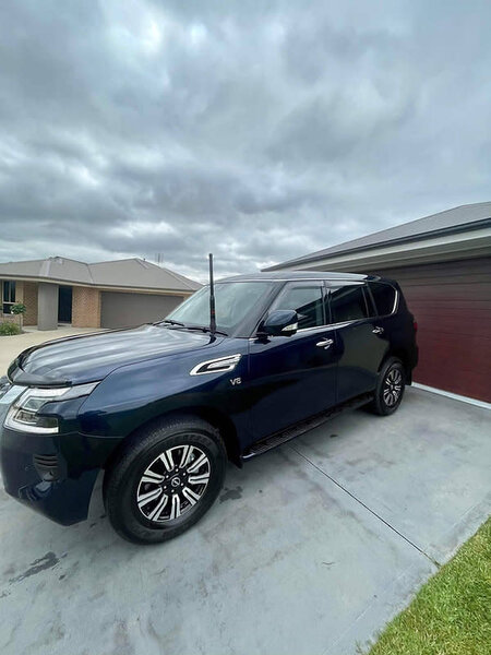 GMF 4x4 Bonnet Mount Antenna Bracket - Suit Nissan Patrol Y62 S5 2020+