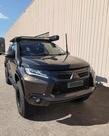GMF 4x4 Bonnet Mount Antenna Bracket - Suit Mitsubishi MR Triton and QE Pajero Sport Passenger Side
