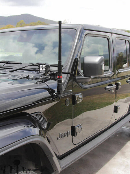 GMF 4x4 Fender Mount Antenna Bracket - Jeep Wrangler JL & Jeep Gladiator 2020+