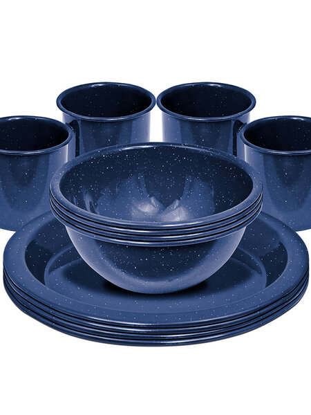 Campfire 12pc Enamel Dinner Set