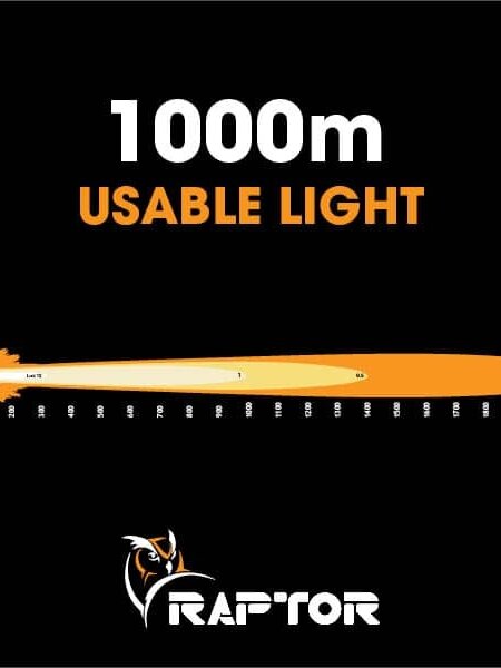 Ultravision Raptor 120W 9in LED Driving Lights - Pair (inc harness) 5700k