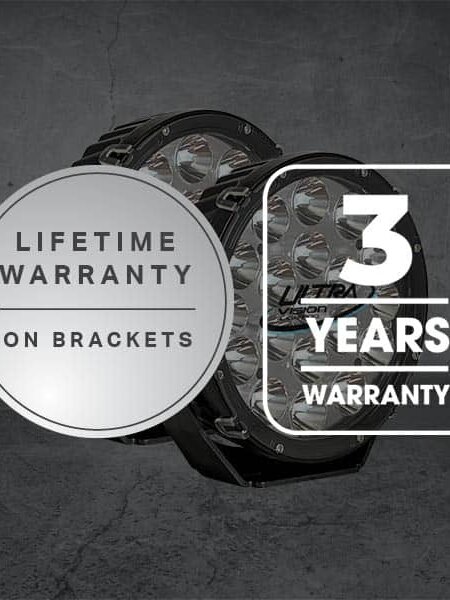 Ultravision Raptor 120W 9in LED Driving Lights - Pair (inc harness) 5700k