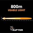 Ultravision Raptor 70 LED 7″ Driving Light (Pair) Inc harness - 5700k