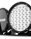 Roadvision - ROADVISION LED Driving Light Set 7in DLE 11-32V 21x5W 105W 7200lm IP68 Spot Beam + Covers Pair Lights