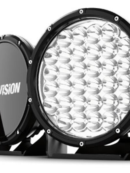 Roadvision - ROADVISION LED Driving Light Set 7in DLE 11-32V 21x5W 105W 7200lm IP68 Spot Beam + Covers Pair Lights