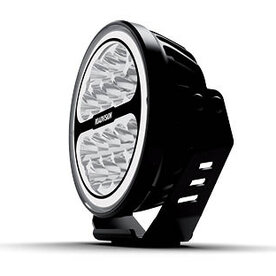 LED Driving Light 7" S7 Stealth Series Spot Beam 10-30V 16 x 3W Osram LEDs 5130lm Halo Ring IP67 TMT 5700K Roadvision