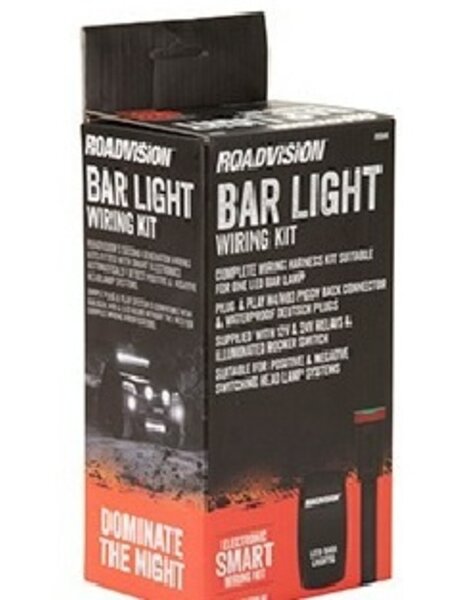 Roadvision - Driving Light Wiring Harness 12/24V GEN2 +&- Switching