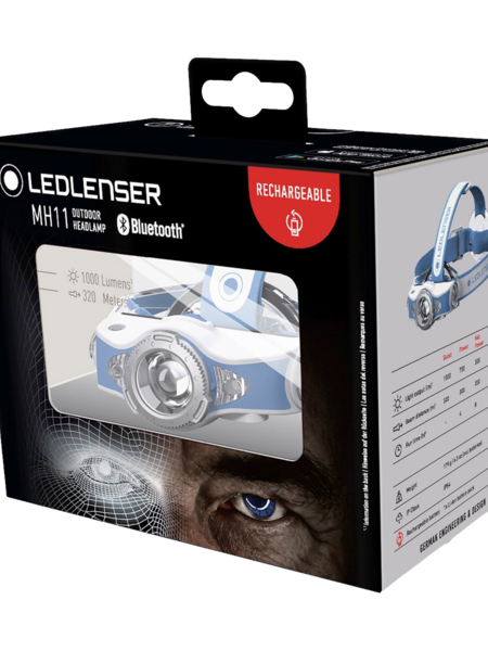 LED Lenser MH11 Headlamp - Blue & White