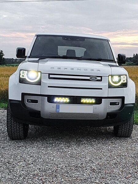 Lazer Lamps  LAND ROVER DEFENDER (2020+) GRILLE KIT - TWIN TRIPLE-R 750 Elite