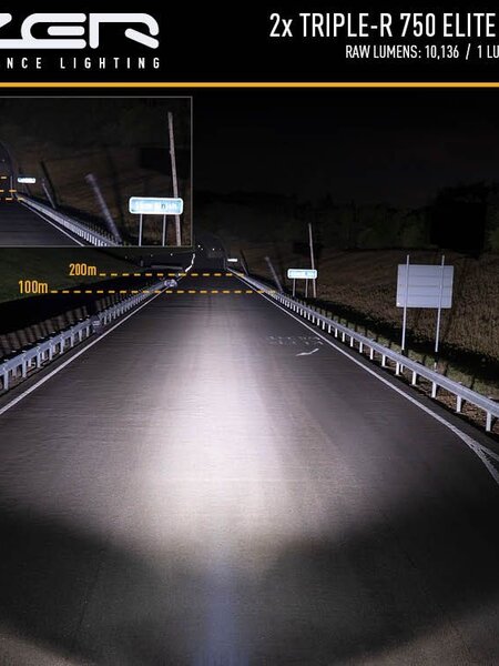 Lazer Lamps  LAND ROVER DEFENDER (2020+) GRILLE KIT - TWIN TRIPLE-R 750 Elite