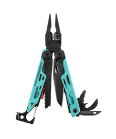 Signal Multi-tool Aqua w/Button Sheath