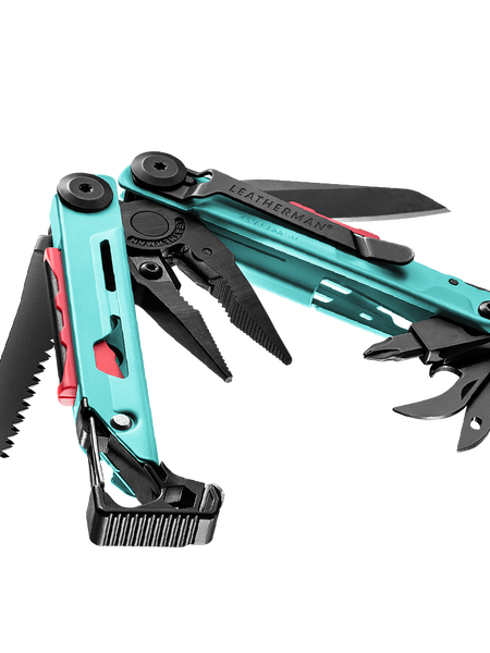 Leatherman Signal Multi-tool Aqua w/Button Sheath