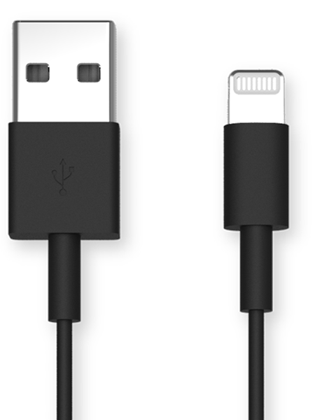 Quadlock Lightning to USB Cable - 20cm