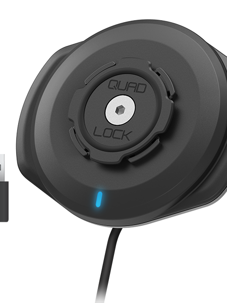 Quadlock Weatherproof Wireless Charger - USB