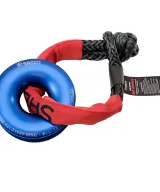 Saber Offroad - Ezy-Glide Recovery Ring New + 18K Sheath Soft Shackle Kit
