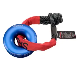 Saber Offroad - Ezy-Glide Recovery Ring New + 18K Sheath Soft Shackle Kit