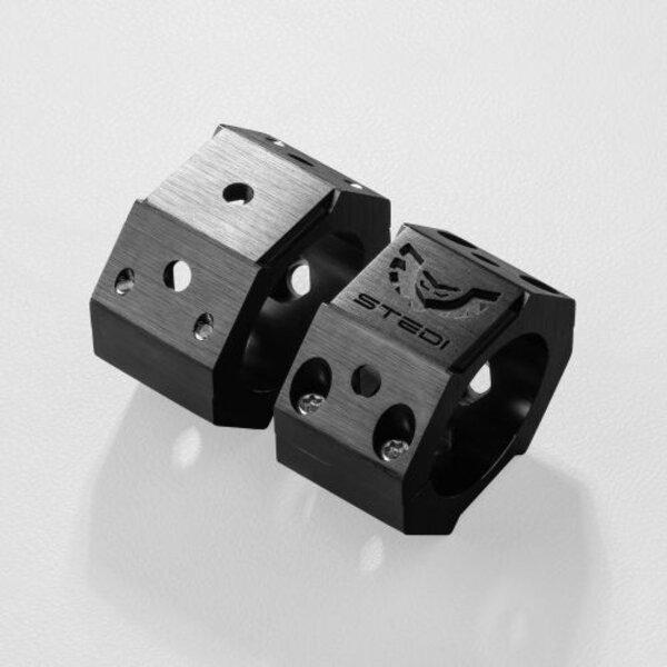 Stedi - 75mm - 77mm HEX Bull Bar Tube Mounting Brackets