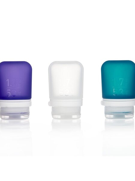HumanGear GoToob 3 Pk Sml Cl/Pur/Teal
