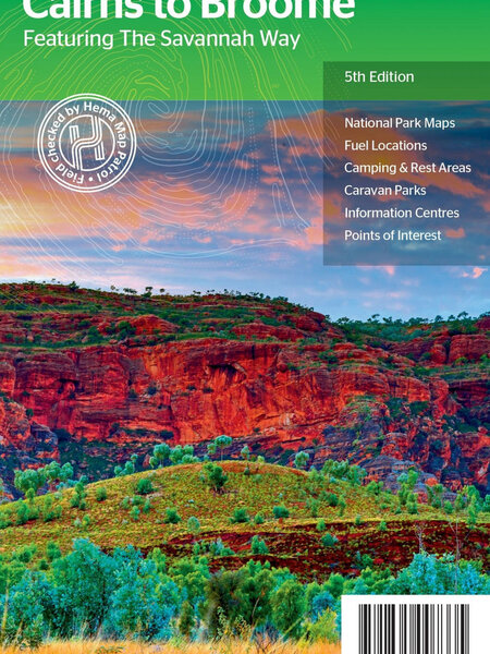 Hema Savannah Way - Cairns to Broome Map