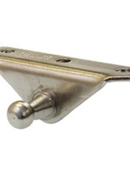 Gas Strut Bracket, 90 Degree, Low Profile, Zinc Plated