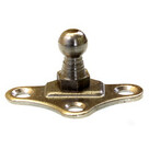 Gas Strut Bracket. 3 Hole, Zinc Plated