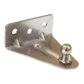 Gas Strut 90 Degree, 10mm Stud, High Profile Stainless Steel