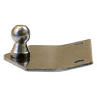 Gas Strut Bracket, Flat, 10mm Ball, Stainless Steel