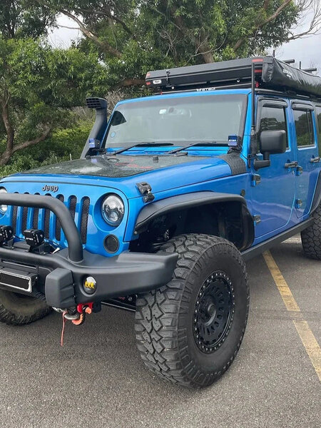 GMF 4x4 Fender Mount Antenna Bracket - Jeep Wrangler JL