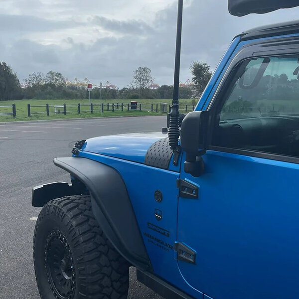 GMF 4x4 Fender Mount Antenna Bracket - Jeep Wrangler JL