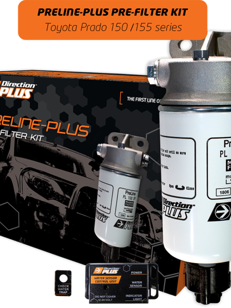 Direction Plus - Preline Plus Pre filter Kit - suit Prado 150/155 Series