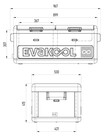 Evakool Down Under 80L Dual Zone Fridge Freezer